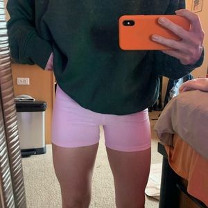 Pink Zara shorts